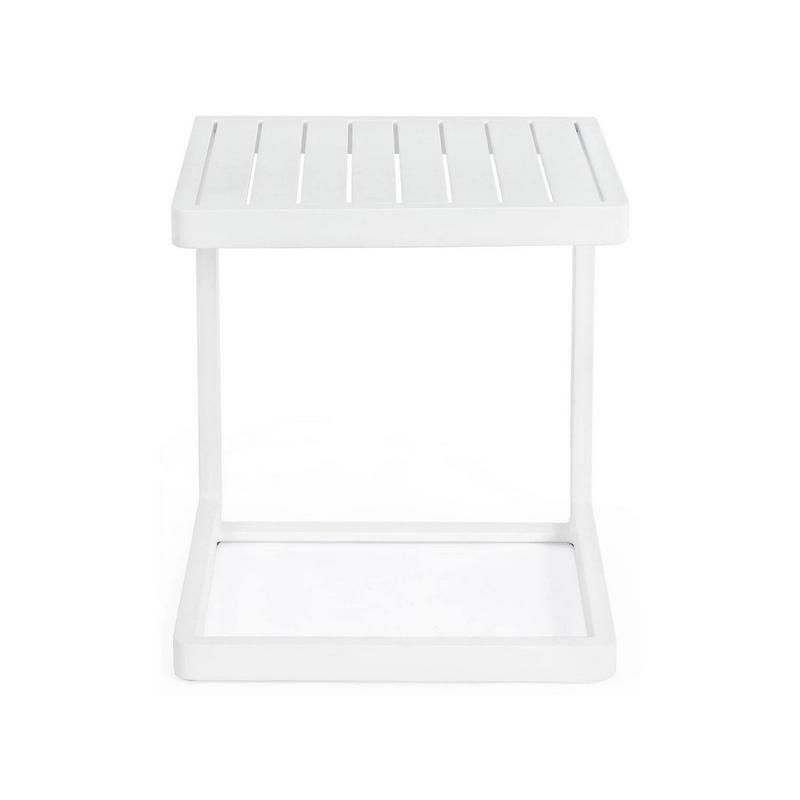 Tavoli da esterno Tavolino konnor bianco 40x40cm 662287 Tavoli da esterno Tavolino konnor bianco 40x40cm 662287