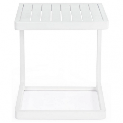 Tavoli da esterno Tavolino konnor bianco 40x40cm 662287