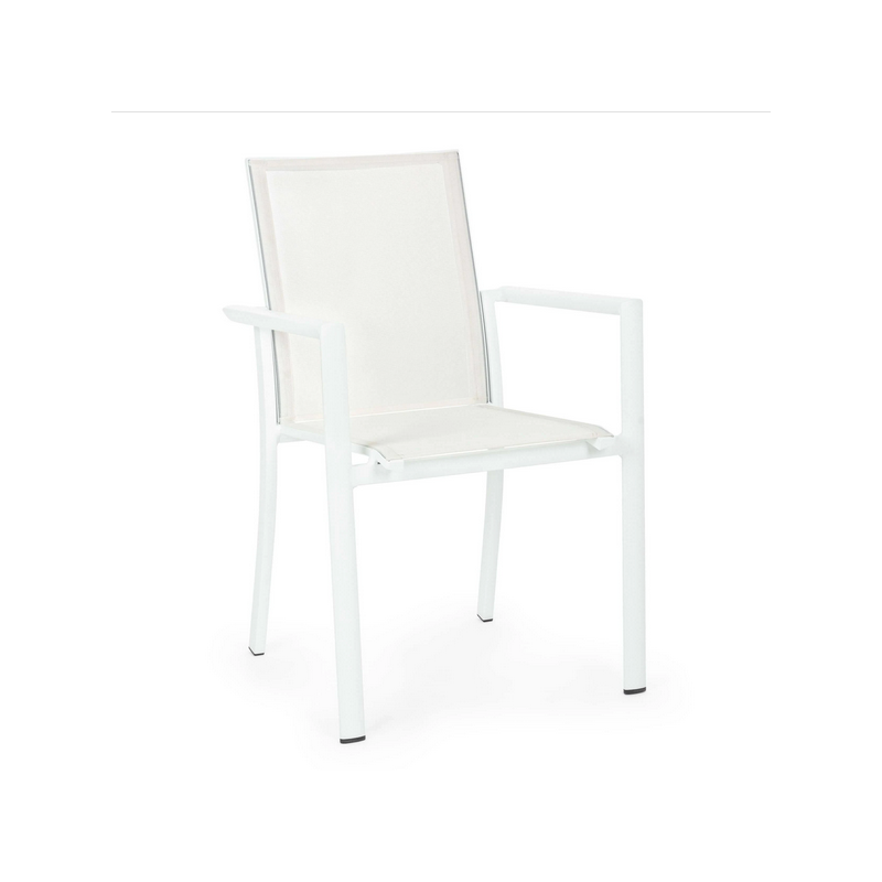 Sedie da giardino Poltrona con braccioli konnor bianco 662737 Sedie da giardino Poltrona con braccioli konnor bianco 662737
