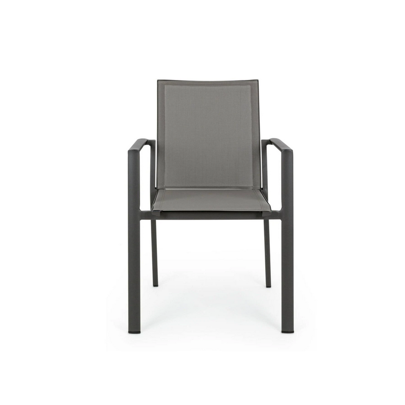 Sedie da esterno Poltrona con braccioli konnor antracite 662739 Sedie da esterno Poltrona con braccioli konnor antracite 662739