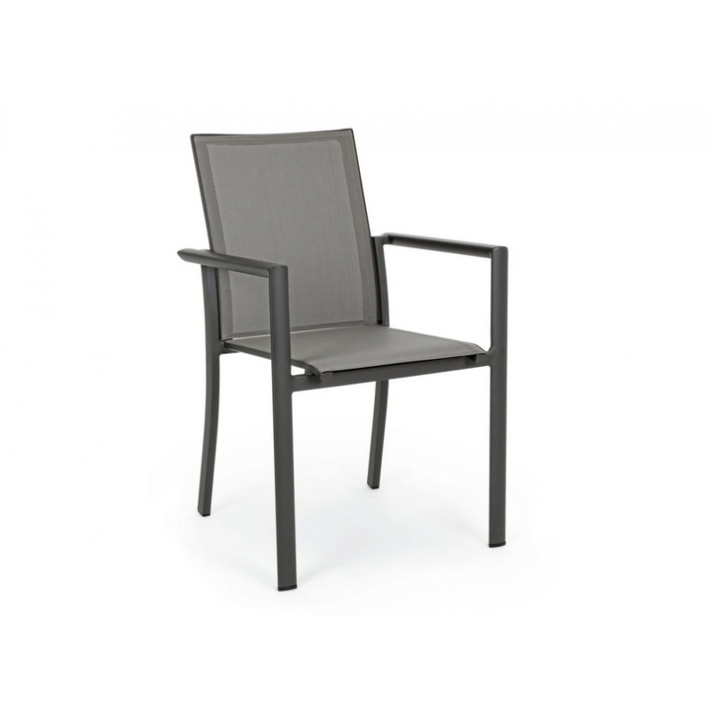 Sedie da esterno Poltrona con braccioli konnor antracite 662739 Sedie da esterno Poltrona con braccioli konnor antracite 662739