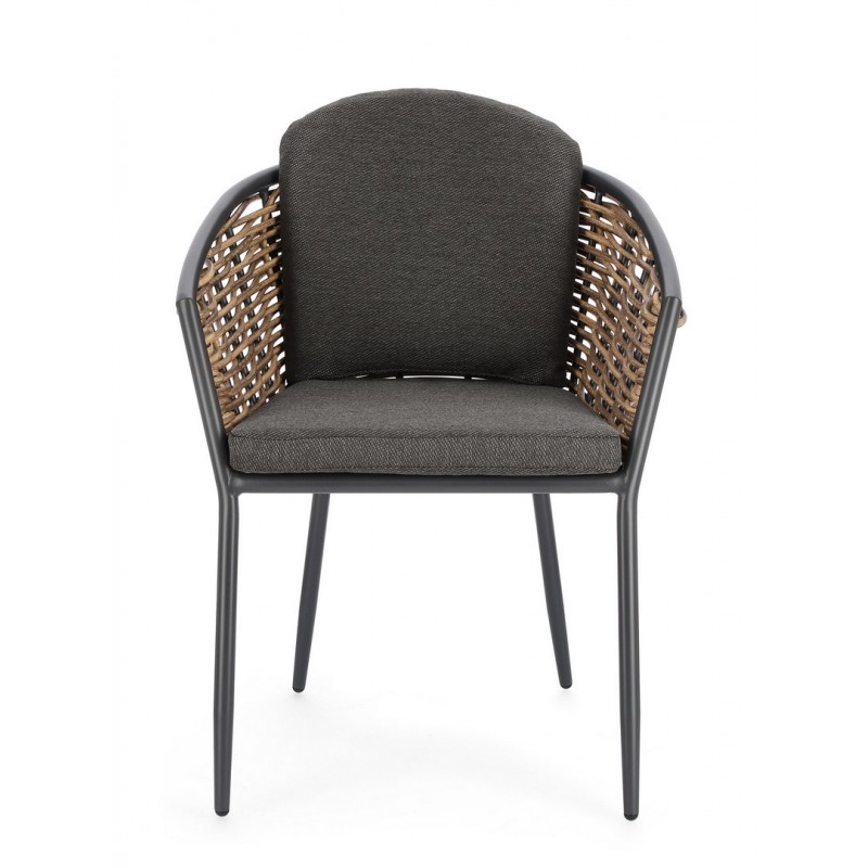 Sedie da giardino Sedia Maribela Grigio Antracite 0663115 Sedie da giardino Sedia Maribela Grigio Antracite 0663115