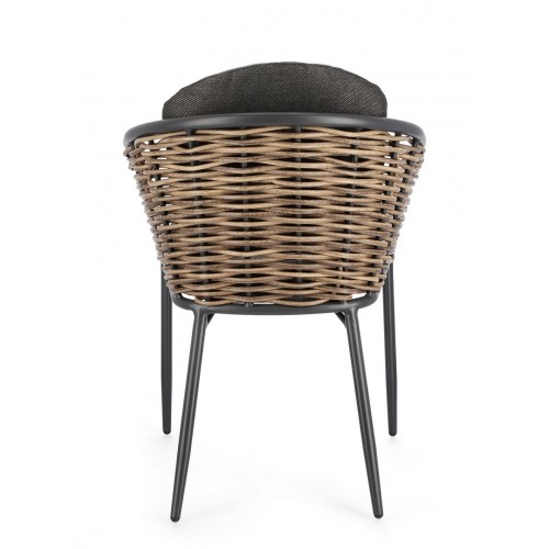 Sedie da giardino Sedia Maribela Grigio Antracite 0663115