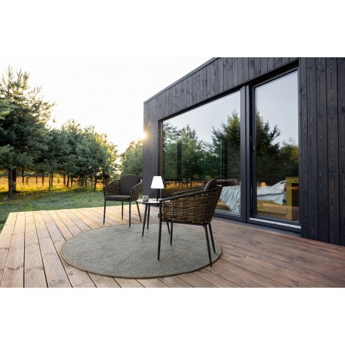 Sedie da giardino Sedia Maribela Grigio Antracite 0663115