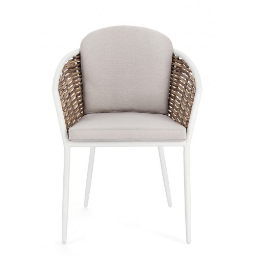 Sedie da giardino Sedia Maribela Bianca 0663123