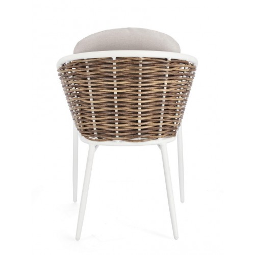 Sedie da giardino Sedia Maribela Bianca 0663123