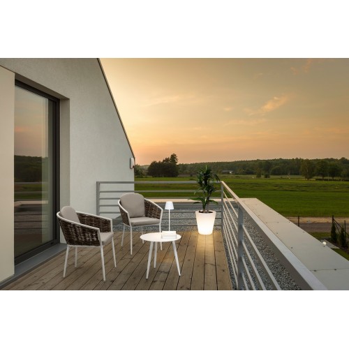 Sedie da giardino Sedia Maribela Bianca 0663123