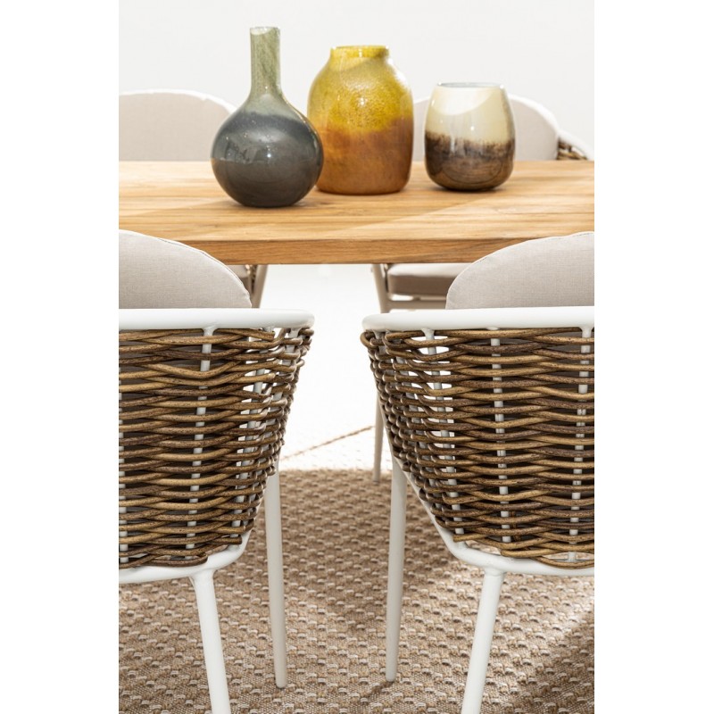 Sedie da giardino Sedia Maribela Bianca 0663123 Sedie da giardino Sedia Maribela Bianca 0663123