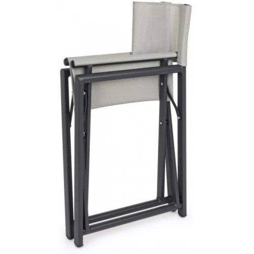 Sedie da giardino Bizzotto sedia regista taylor grigio scuro/bone 662473