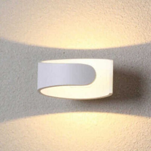 Applique Applique da esterno Logan 4 W bianca