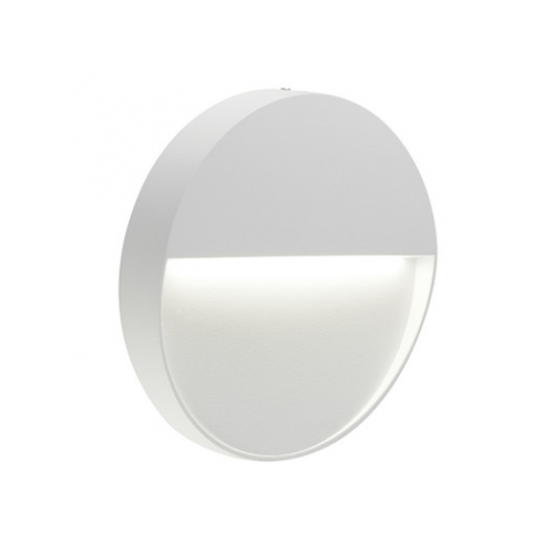 Lampade da esterno Segnapasso bianco 3w LED geo round