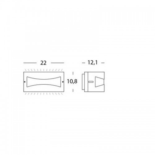 Applique Applique color caffè 10w LED tibet
