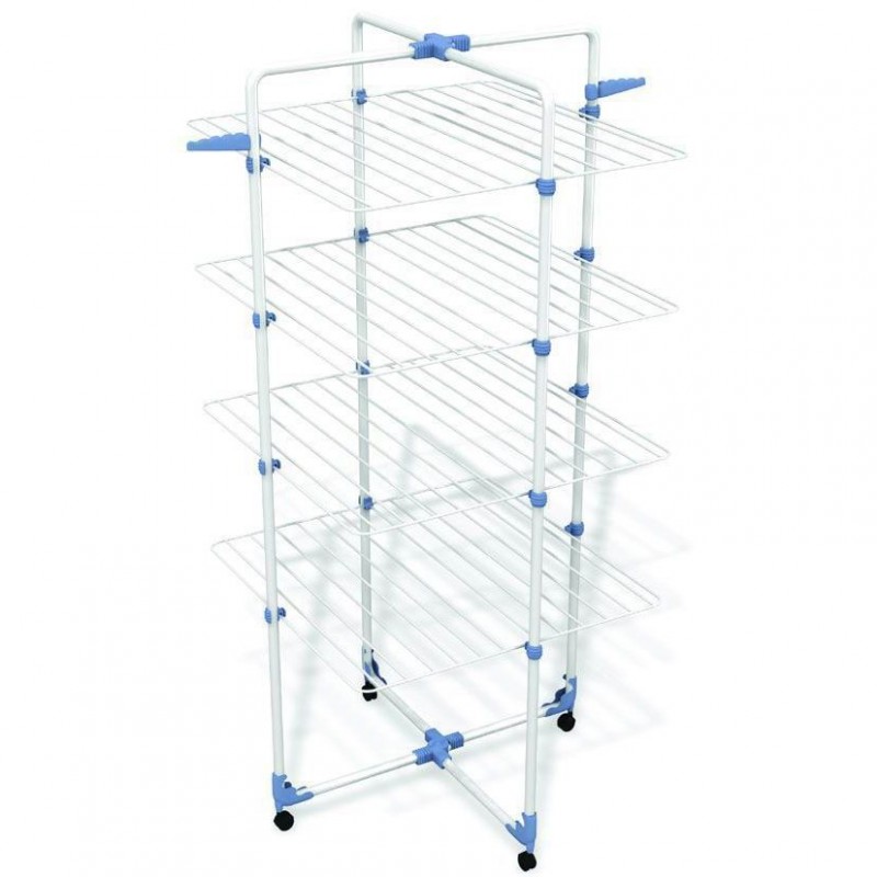 Stendibiancheria Stendibiancheria 4 piani vip 40 per box doccia e esterno con ruote Stendibiancheria Stendibiancheria 4 piani vip 40 per box doccia e esterno con ruote