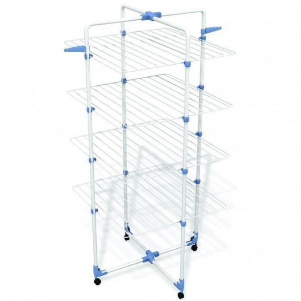 Stendibiancheria Stendibiancheria 4 piani vip 40 per box doccia e esterno con ruote