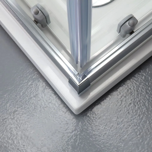 Arredo bagno Box Doccia Giada 70X70 cm Trasparente Porte Scorrevoli