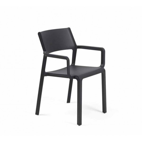 Sedie da esterno Poltrona Trill color Antracite Nardi