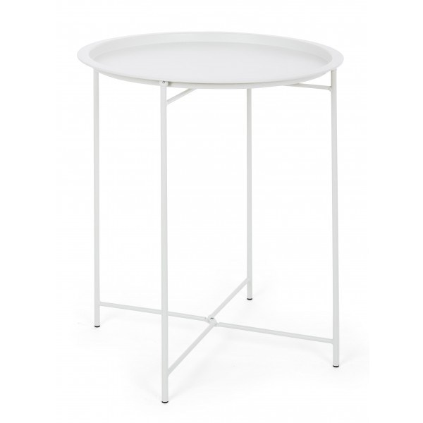 Accessori giardino Bizzotto tavolino wissant bianco d46 803540