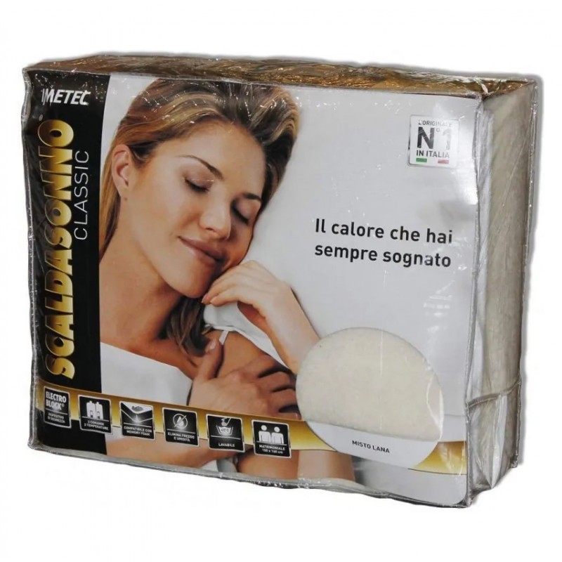 Biancheria per la casa Scaldasonno classic imetec letto matrimoniale 150x160 cm Biancheria per la casa Scaldasonno classic imetec letto matrimoniale 150x160 cm