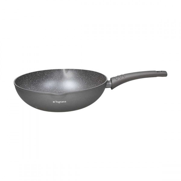 Padelle Padella Wok 28 Cm Alluminio Grigio