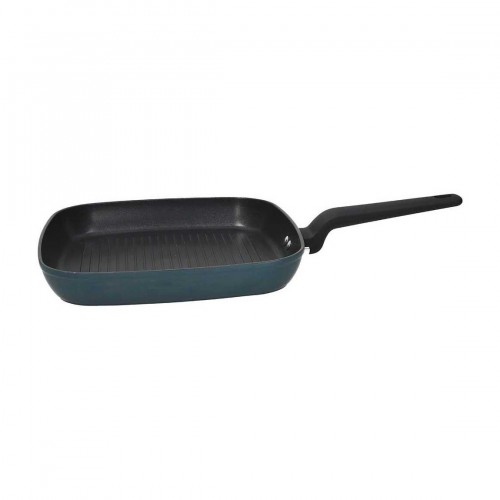 Padelle Grill Quadra 28 Cm X 28 Cm Alluminio Blu