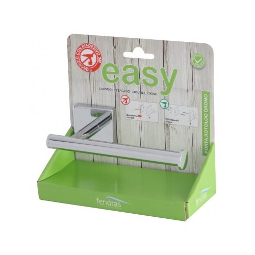 Portarotolo cartaigienica Portarotolo cromato linea easy