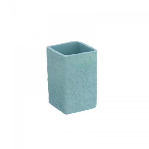 Portaspazzolini Portaspazzolino Resina Turchese Linea Sabbia