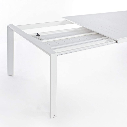 Tavoli da giardino Bizzotto tavolo konnor 200-300x110 bianco giardino 662271