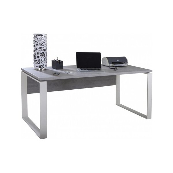 Arredo ufficio Scrivania Composad Disegno Grigio E Bianco 74 cm