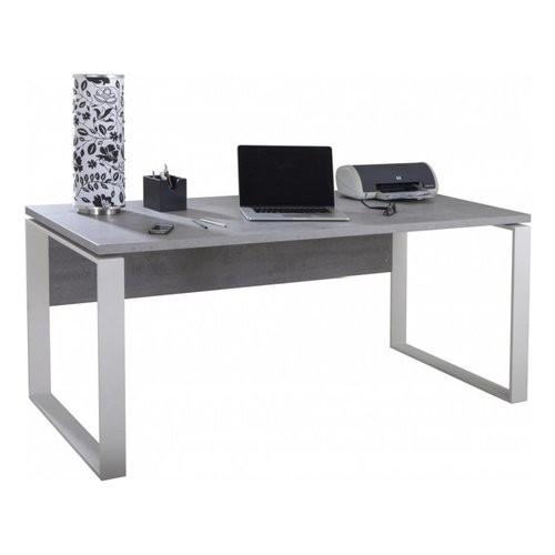 Arredo ufficio Scrivania Composad Disegno Grigio E Bianco 74 cm