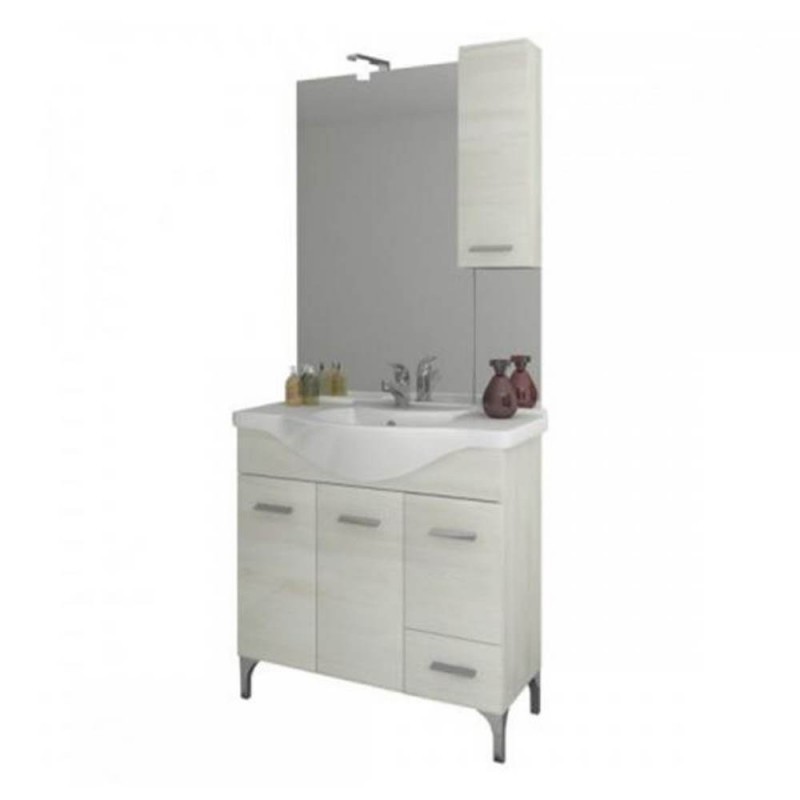 Mobili bagno Mobile bagno con specchio Bolsena 85