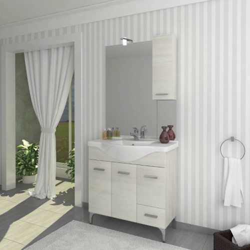 Mobili bagno Mobile bagno con specchio Bolsena 85