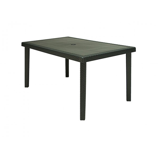 Tavoli da esterno Tavolo Boheme 150x90cm antracite