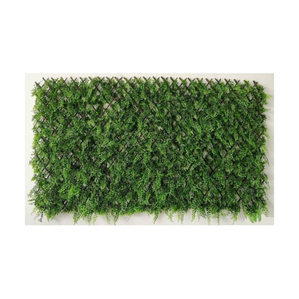 Prati sintetici Arella Frangivista Erba Artificiale Sempreverde Con Steccato 100x200 Cm