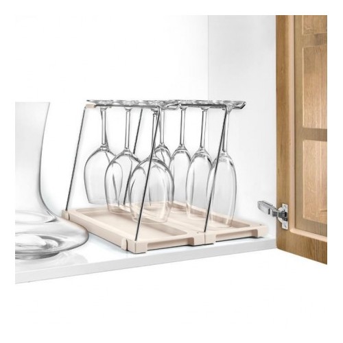 Utensili da cucina Porta calici con sgocciolatoio 15 x 33 x 26 cm Flexispace Tescoma