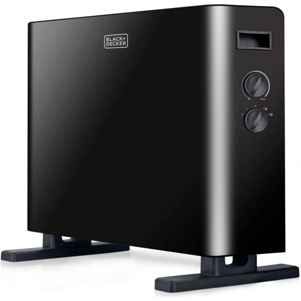 Termoventilatori Black + decker bxcsh2000e termoconcettore nero steel 2000w