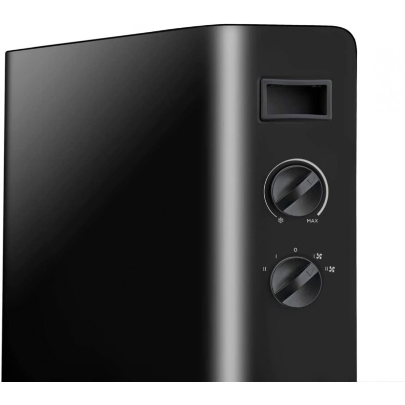 Termoventilatori Black + decker bxcsh2000e termoconcettore nero steel 2000w Termoventilatori Black + decker bxcsh2000e termoconcettore nero steel 2000w