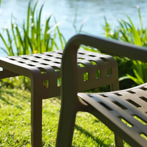 Sedie da esterno Poltrona Folio Tortora Nardi  72 x 113 x 92.5 cm