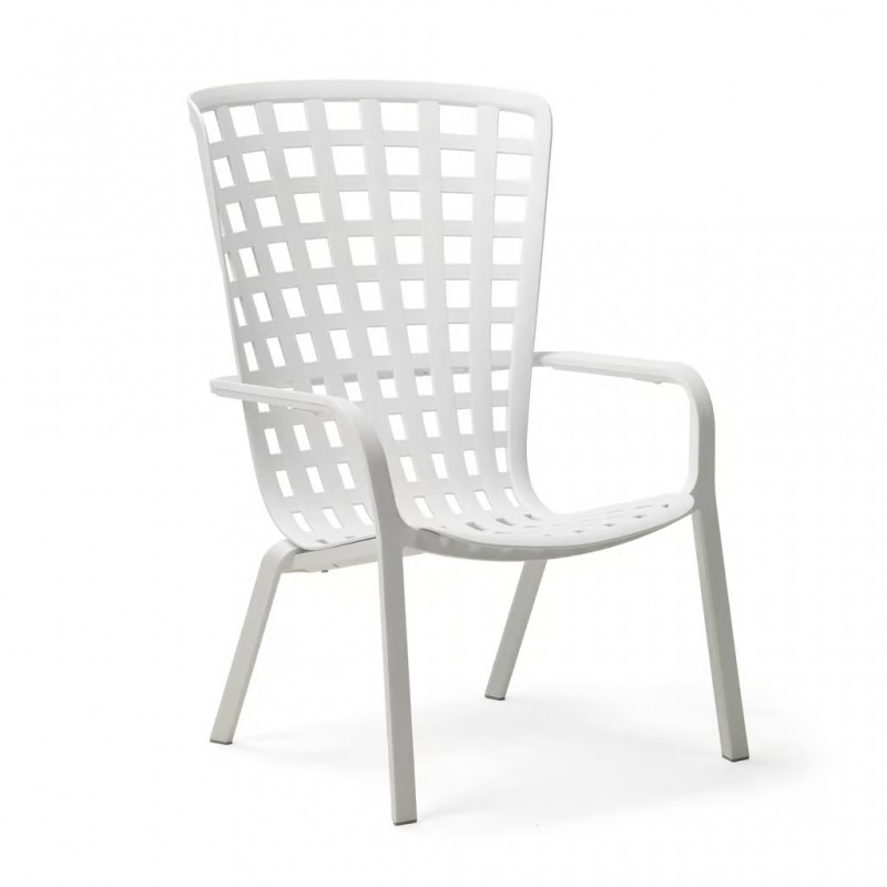 Sedie da esterno Poltrona Folio Bianca Nardi 72 x 113 x 92.5 cm Sedie da esterno Poltrona Folio Bianca Nardi 72 x 113 x 92.5 cm