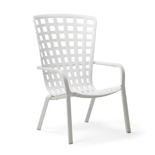 Sedie da esterno Poltrona Folio Bianca Nardi 72 x 113 x 92.5 cm
