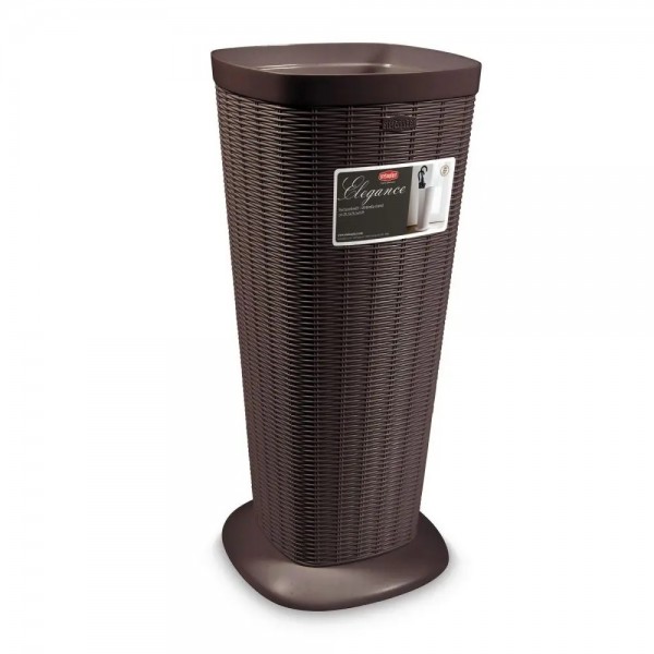 Complementi d'arredo Portaombrelli elegance, moka, 25,5 x 25,5 x h 57cm, Stefanplast