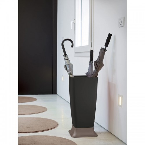 Complementi d'arredo Portaombrelli Zeus antracite e tortora h55x25x25 cm stefanplast