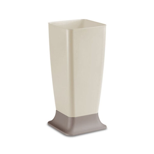 Complementi d'arredo Portaombrelli Zeus Bianco e Tortora h55x25x25 cm stefanplast