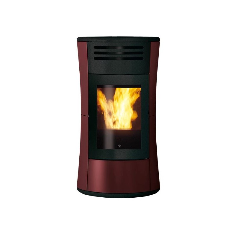 Stufe a pellet Edilkamin Stufa a pellet Cherie Up H Bordeaux Stufe a pellet Edilkamin Stufa a pellet Cherie Up H Bordeaux