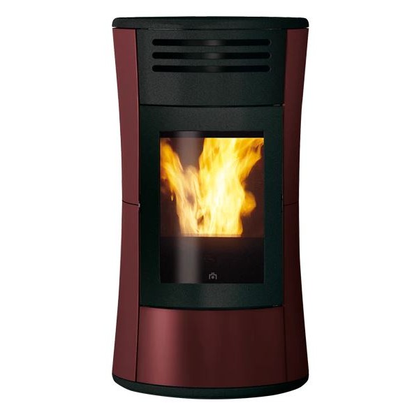 Stufe a pellet Edilkamin Stufa a pellet Cherie Up H Bordeaux