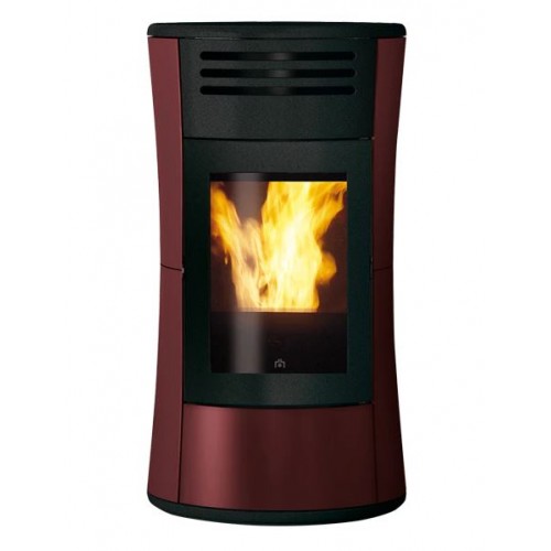 Stufe a pellet Edilkamin Stufa a pellet Cherie Up H Bordeaux
