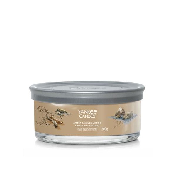 Candela a 5 stoppini Amber...