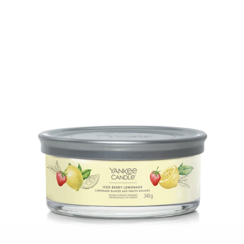 Candele profumate Candela a 5 stoppini Iced berry lemonade Yankee Candle 340g