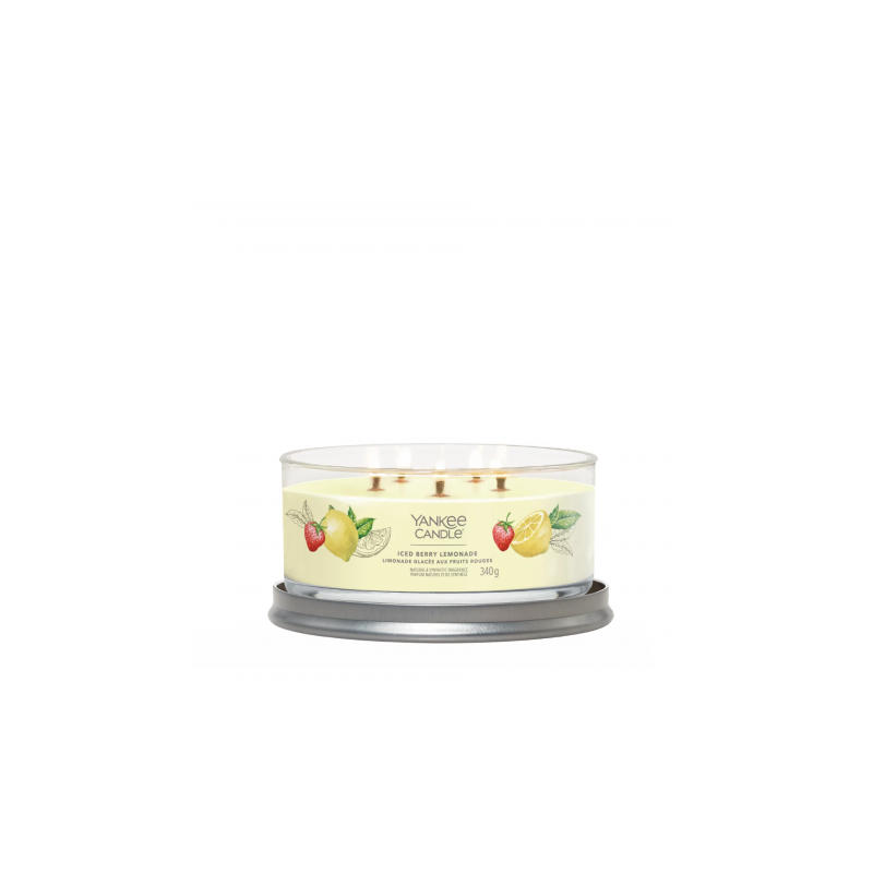 Candele profumate Candela a 5 stoppini Iced berry lemonade Yankee Candle 340g