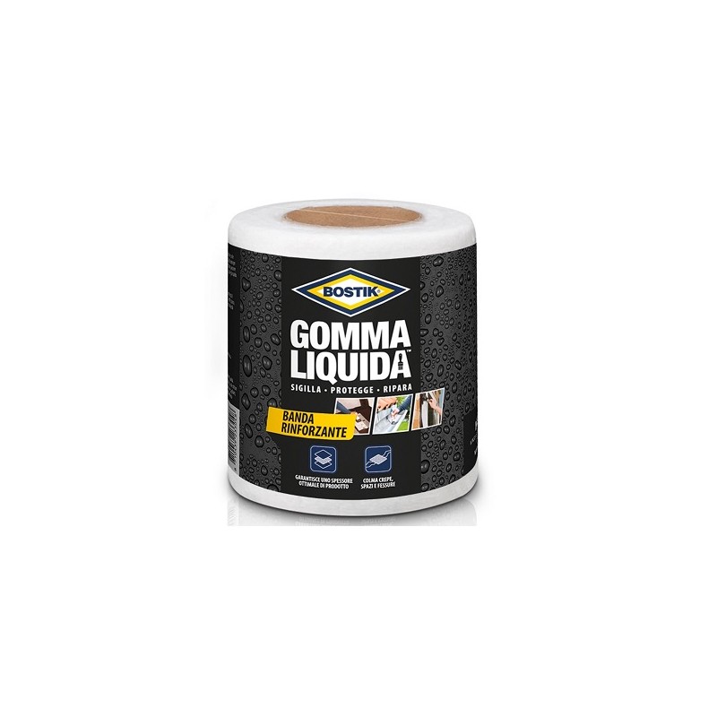 Colle Bostik gomma liquida banda rinforzante per impermeabilizzare d2076