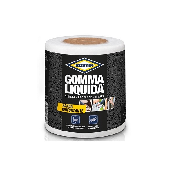 Colle Bostik gomma liquida banda rinforzante per impermeabilizzare d2076